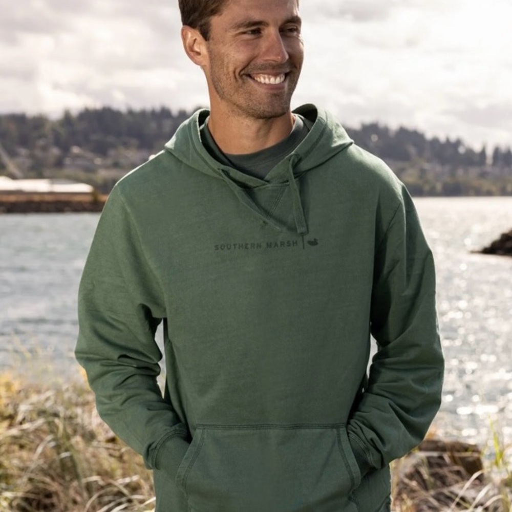 Southern Marsh Men's Green Hoodie